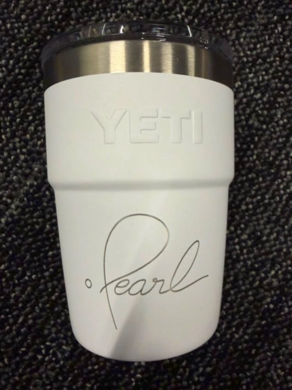 NWT YETI Rambler 16 oz Stackable Mug White